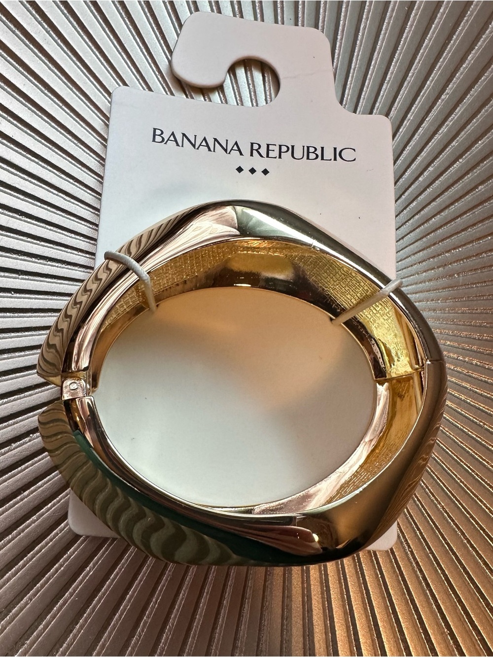 Banana Republic Chunky Organic Hold Cuff Bracelet